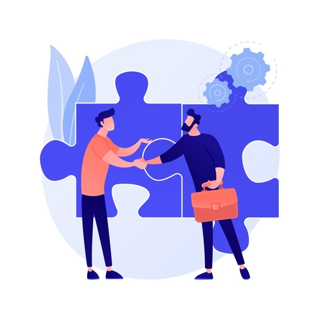 coworkers-cartoon-characters-effective-collaboration-coworkers-cooperation-teamwork-colleagues-discussing-solution-successful-interaction_335657-2309